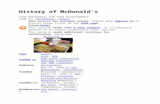 History of McDonald.docx