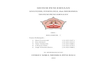 Anatomi Fisiologi S. Cerna