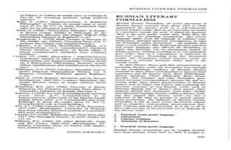Russian Literary Formalism - Routledge Encyclopedia of Philosophy