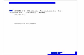 SCM670 GlobalAvailable to Promise(GlobalATP)--SCM670