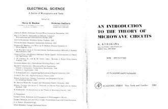 An Introduction to the Theory of Microwave Circuits (Kurokawa)