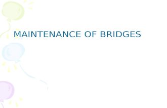 Maintenance of Bridges