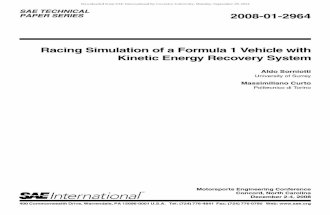 Racing Simulation of a Formula 1 Vehicle With Kinetic Energy Recovery System