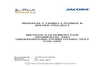 Hydrotest Method Statement 12th Mar 2012 1