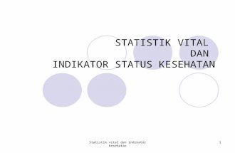 7. Statistik Vital Dan Indikator Status Kesehatan