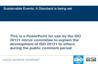 ISO 20121 Powerpoint