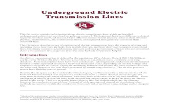 11 - Underground Electric Transmission Lines