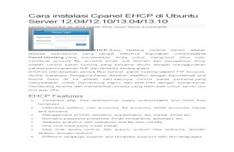 Cara Instalasi Cpanel EHCP Di Ubuntu Server 12