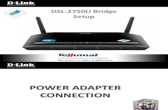 DSL-2750U Bridge Mode Setup