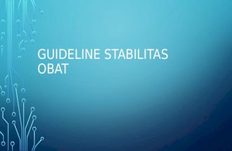 Guideline Stabilitas Obat