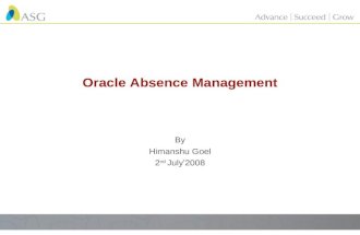20731391 Oracle Absence Management