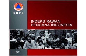 Buku Indeks Rawan Bencana BNPB