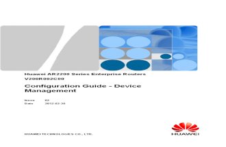 Configuration Guide - Device Management(V200R002C00_02)