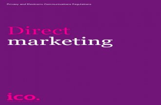 ICO Direct Marketing Guidance