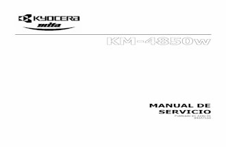 Servicio KM-4850W Español