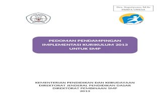 212205190 Pedoman Pendampingan Implementasi Kur 2013 Smp 1