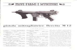 144696304 Beretta M12 Pistola Mitragliatrice