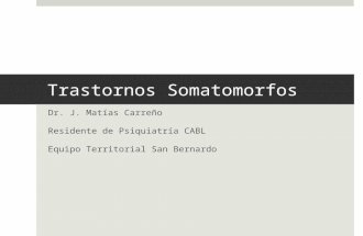 Trast. Somatomorfos Dr. Carreño