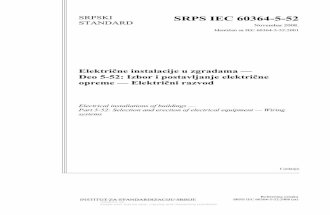 SRPS IEC 60364-5-52 - Elektricni Razvod