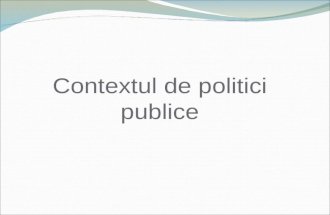 Politici Publice
