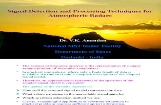 Radar signal processing, V.K.anandan