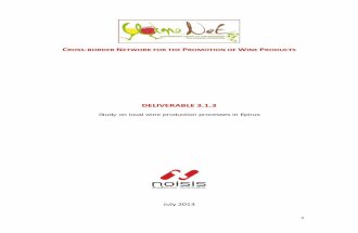 Study on local wine production processes in Epirus
