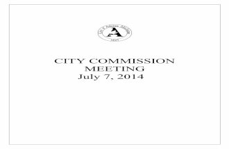 Adrian City Commission agenda for July 7, 2014