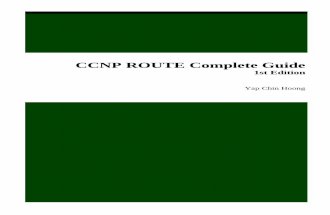 CCNP ROUTE Complete Guide 1st Edition