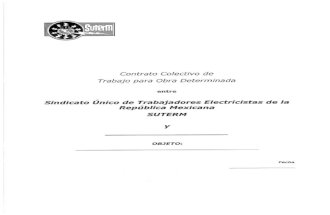 Contrato Colectivo Suterm-cfe 2012-2013