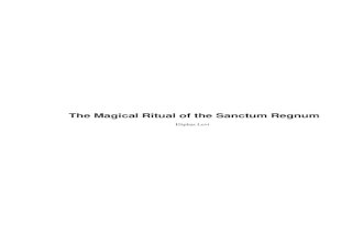 The Magickal Ritual of the Sanctum Regnum