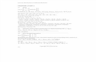 Solutions Manual Continuum Mechanics Lai 4th Edittion
