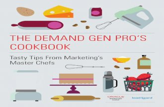 The Demand Gen's Pro cookbook