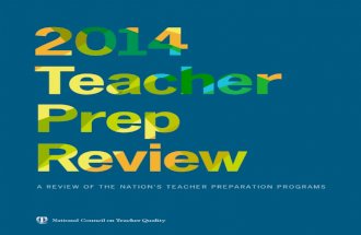 NCTQ 2014 Teacher Prep Report