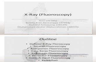Presentasi X-Ray (Fluoroscopy)