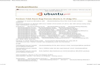 Panduan Ubuntu - Wiki Ubuntu Indonesia(6.10 Edgy Eft)