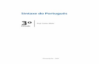 Sintaxe Do Português