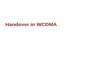 Handover in WCDMA