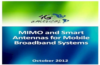MIMO and Smart Antennas for Mobile Broadband Systems Oct 2012x