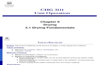 3.1 Drying Fundamentals(2)