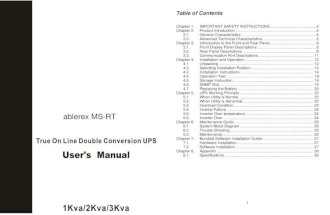 Ablerex MS-RT User Manual