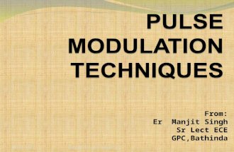 Pulse Modulation Techniques