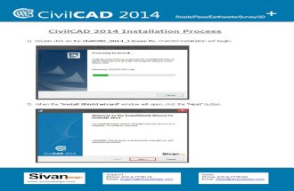 CivilCAD 2014 Configuration Process