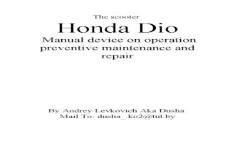 Honda Dio Manual