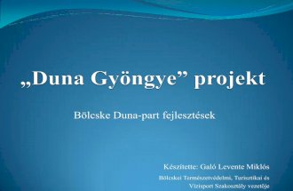 Duna Gyöngye Projekt_Bölcske