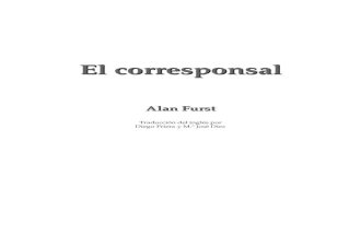 Alan Furst - El Corresponsal