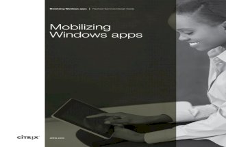 Citrix Mobilizing Windows Apps Design Guide