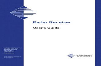 Radar Receiver Manual