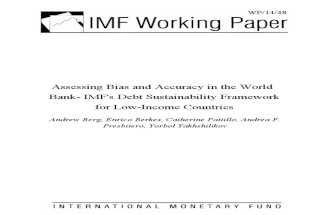 Assessing Bias and Accuracy in the World Bank-IMF's Debt Sustainability Framework for Low-Income Countries