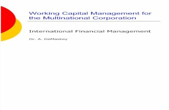 Working Capital Management for MNCs.st