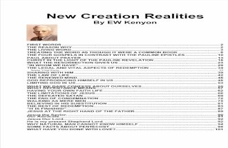 E W Kenyon-New Creation Realities